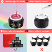 Saviland Metallic Spider Nail Gel
