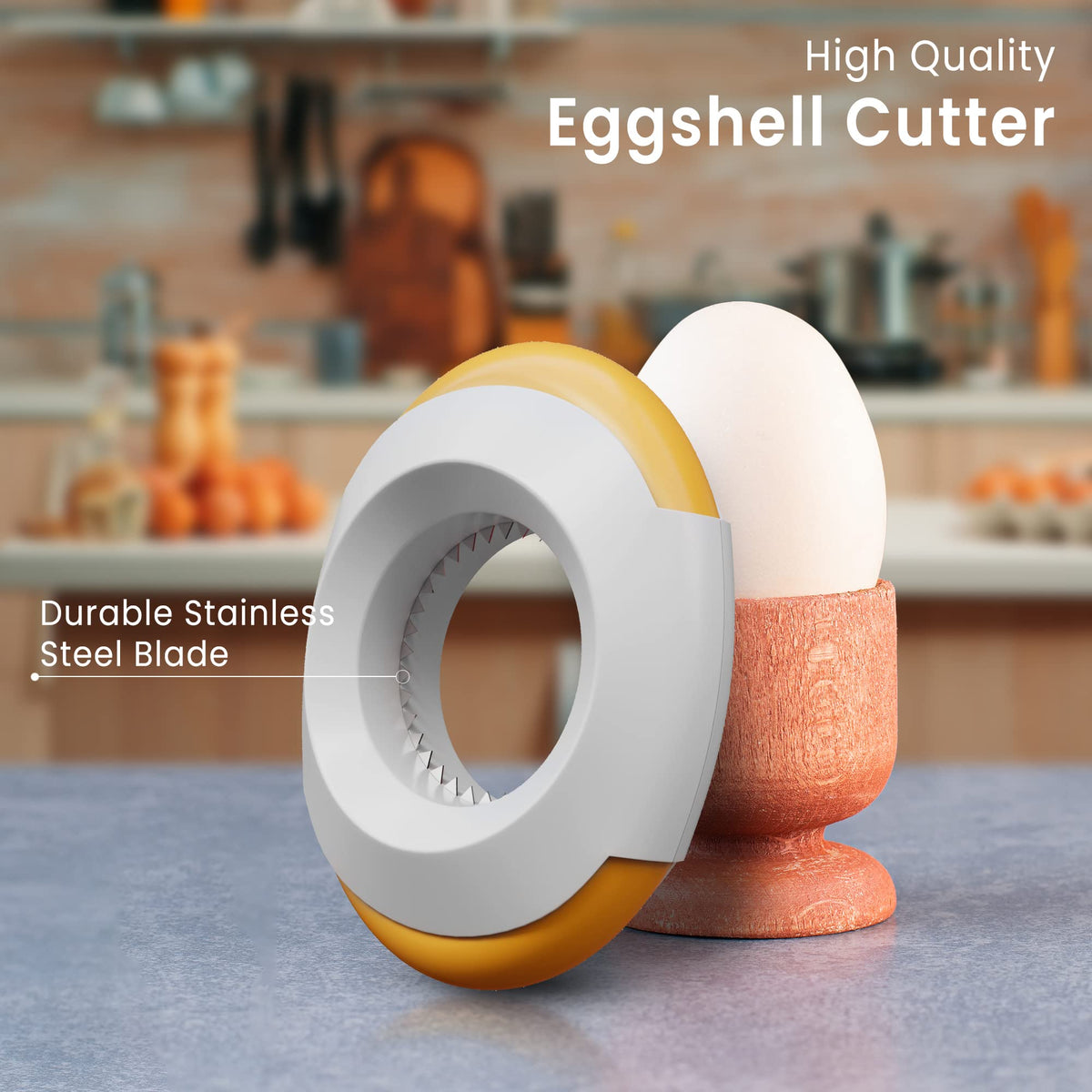 Compact Boiled Egg Topper Tools – 2 Pack