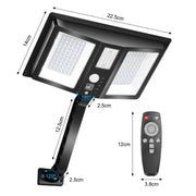 138-LED Solar Motion Wall Light – 4400mAh & 5 Modes