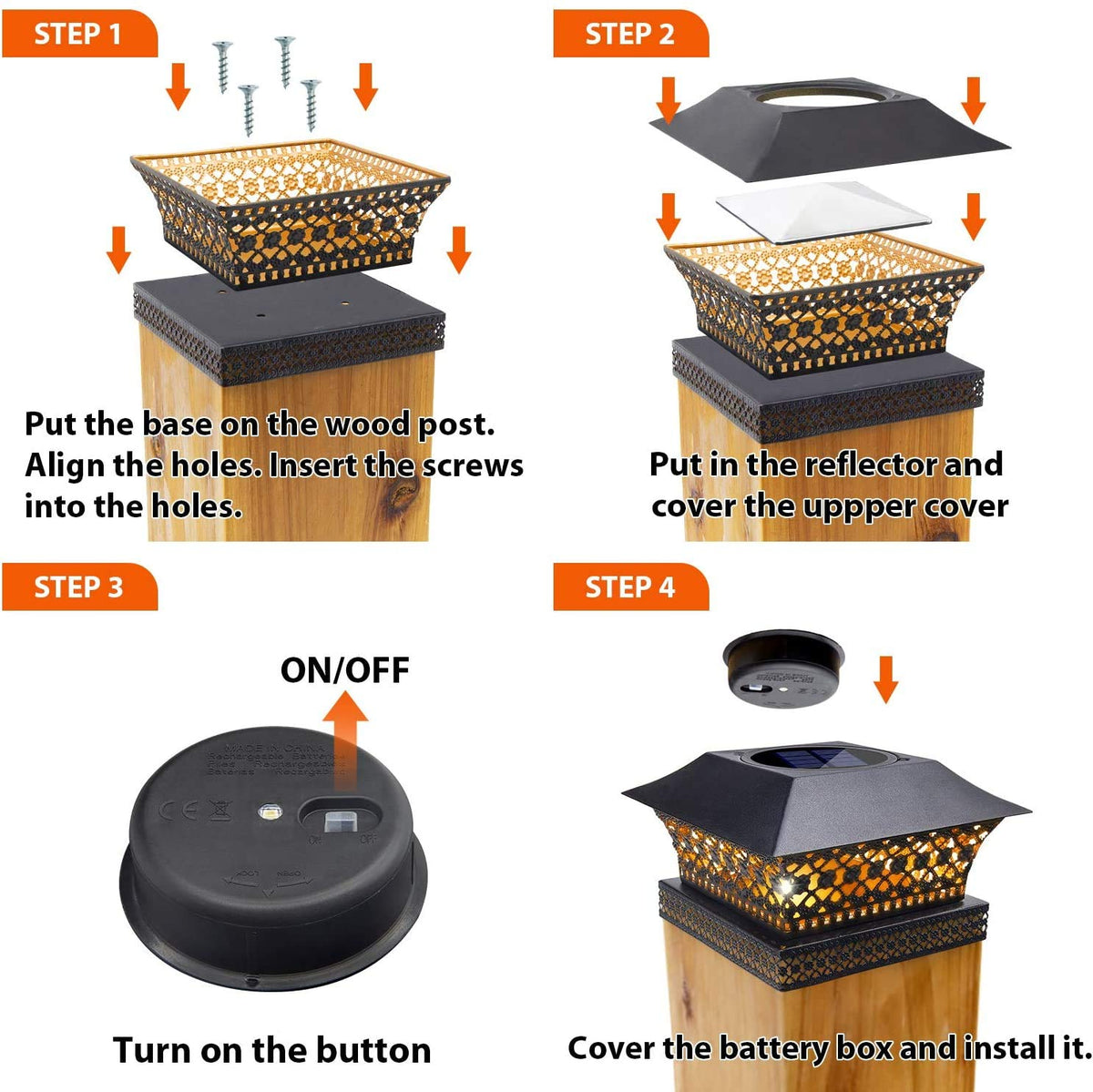 Solar Post Lights