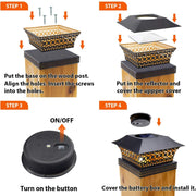 Solar Post Lights