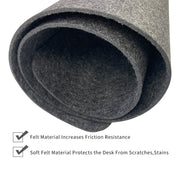 Felt Desk & Mouse Mat – 90 × 40cm or 100 × 40cm