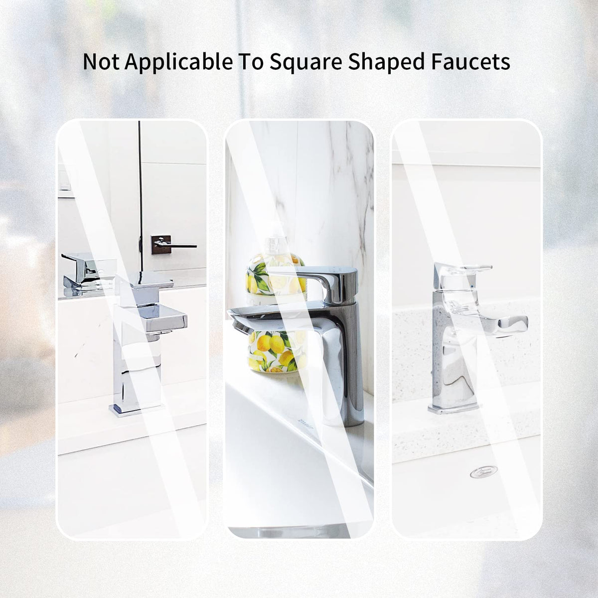 Round-Faucet Stainless-Steel Sink Caddy