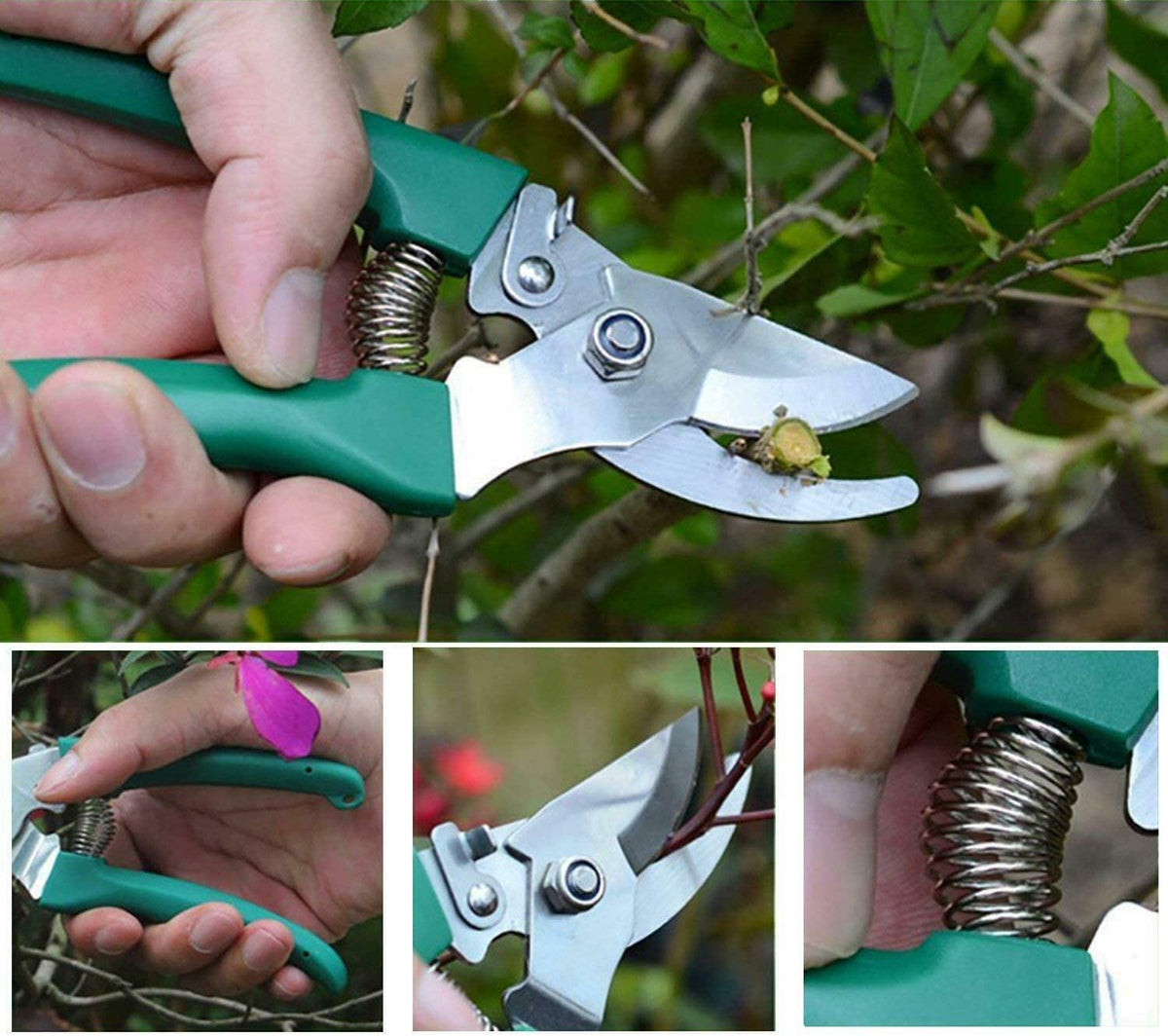 Garden Tools Set,10 Piece Gardening Gifts Stainless Stee Garden Tool Set with Storage case with Garden Trowel Pruners ，Rake, Shovel, Trowel, Sprayer, and More -Garden Gifts for Men & Women
