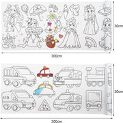 2-Pack Kids’ Colouring Paper Rolls – 300 × 30cm