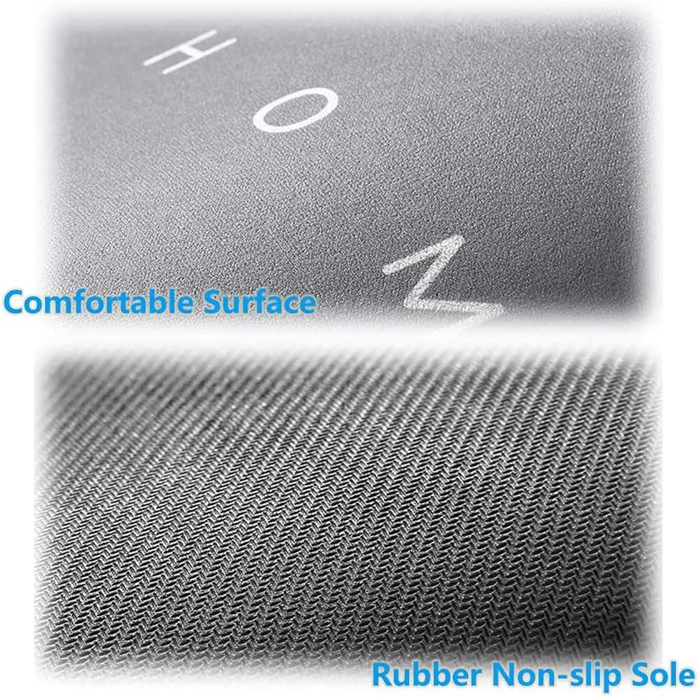 40 × 60 cm Grey Oval Quick-Dry Bath Mat