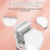 Dog Grooming Clippers kit, 4 in 1 Low Noise Pet Grooming Kit, Professional Dog Grooming Clippers, Rechargeable Cordless Dog Hair Clippers Dog Paw Trimmer Nail Grinder Trimmer for Small to Medium Pets Cat&Dog