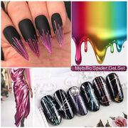 Saviland Metallic Spider Nail Gel