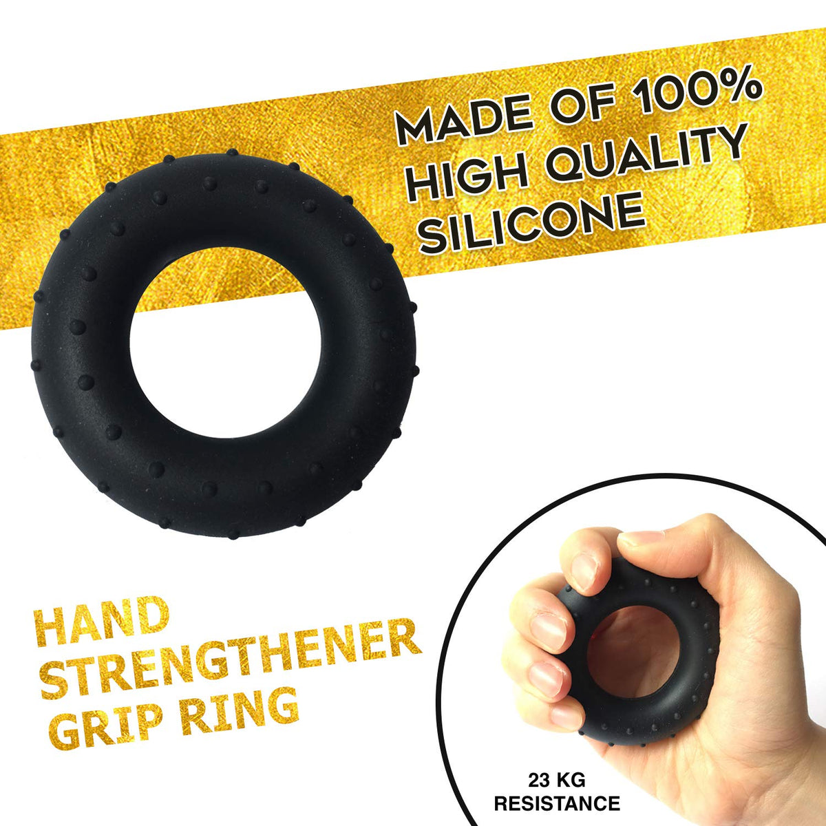 ProHand 5-Piece Grip & Finger Exercise Set