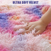 120 × 160 cm Faux-Sheepskin Fluffy Area Rug