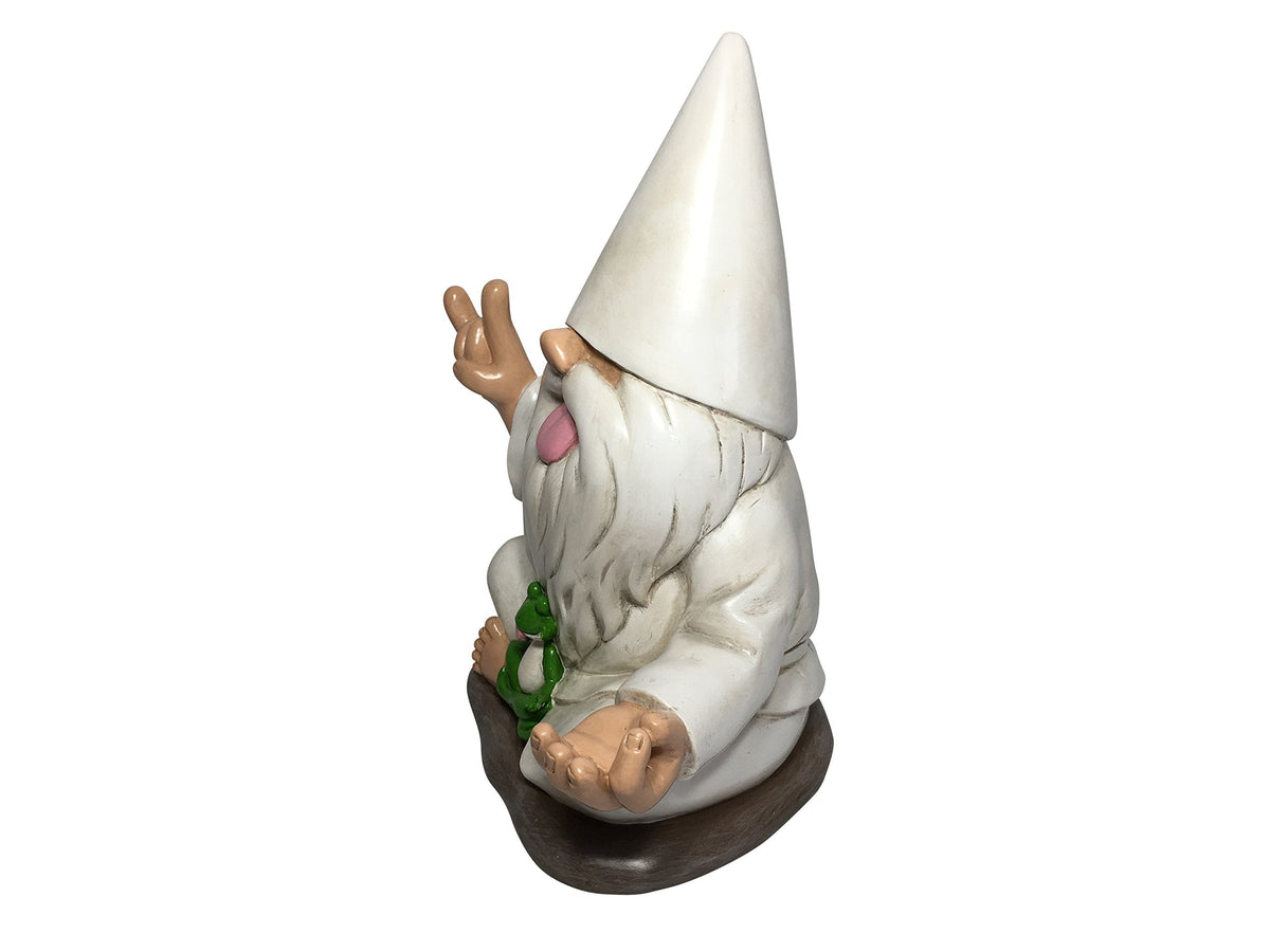 Rocker Gnome George with Zen Frog