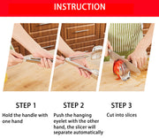 Stainless-Steel Tomato & Produce Slicing Guide