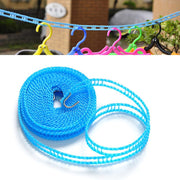 5 m Portable Loop Clothesline with Hooks