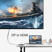 TERSELY DisplayPort-to-HDMI Adapter – 4K 30 Hz, 25 cm