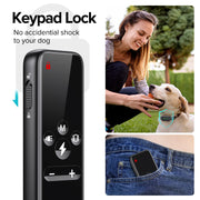 Dog Training Collar, Rechargeable Shock Collar for Dogs with Vibration, Electric Shock, Beep, Security Lock, Remote and Waterproof for Small, Medium, Large Dogs
