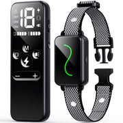 Dog Training Collar, Rechargeable Shock Collar for Dogs with Vibration, Electric Shock, Beep, Security Lock, Remote and Waterproof for Small, Medium, Large Dogs