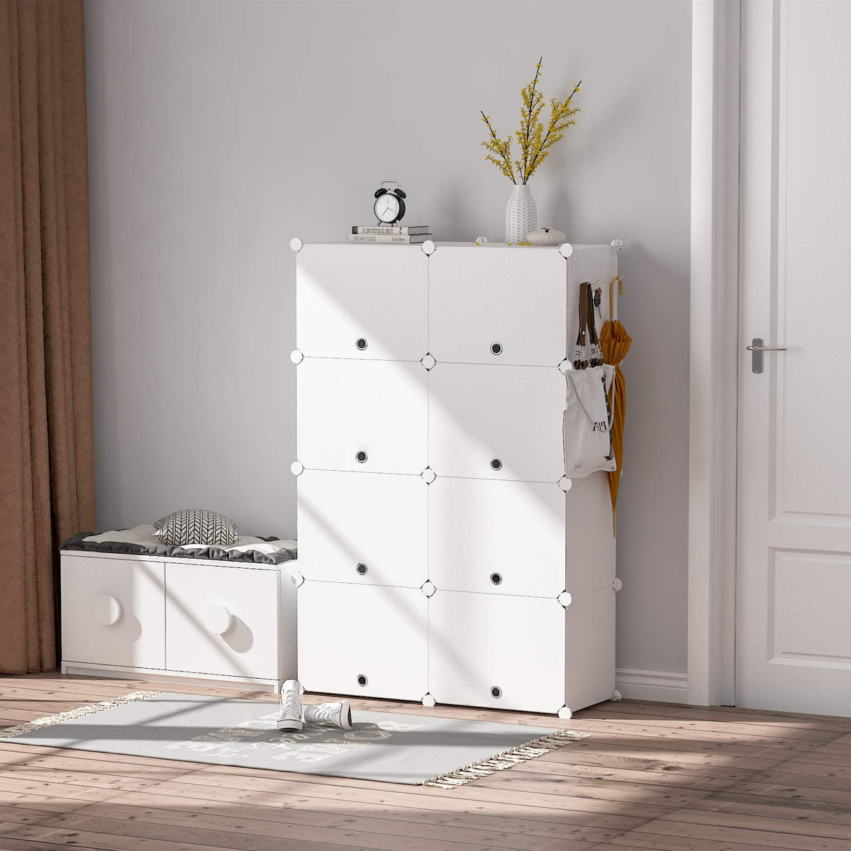 5-Tier Modular Shoe Cabinet – Up to 20 Pairs