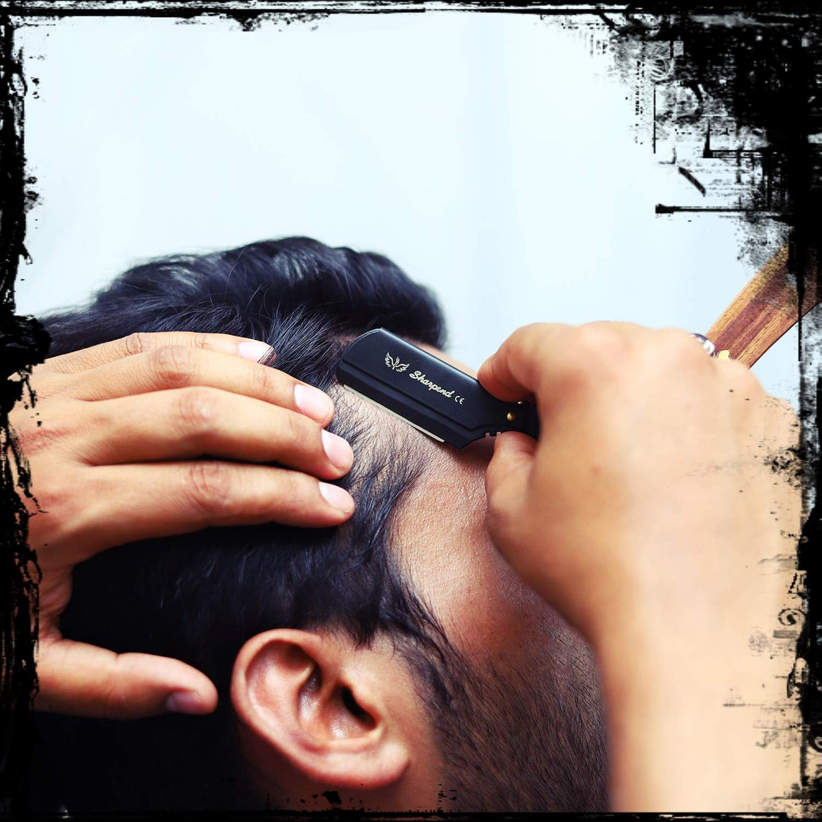 Professional Classic Barber Straight Edge Shaving Razor set
