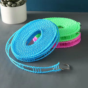 5 m Portable Loop Clothesline with Hooks