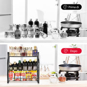 43 cm 3-Tier Countertop Spice & Storage Rack
