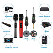Kydinmo Single Wireless Dynamic Microphone with Plug-In Receiver