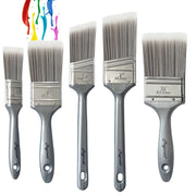 5-Piece Angled & Flat Paint Brush Set – 1 to 2.5 in