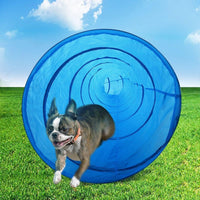 5.5 m Foldable Dog Agility Tunnel with Ground Pegs & Carry Bag