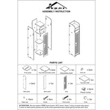 Toilet Roll Holder, Toilet Paper Roll Holder with Slim Shelf, Over Toilet Storage for Toilet Paper Bulk, Narrow Shelf for Bathroom Accessories ,Bathroom Storage for Toilet Tissue, White by AOJEZOR
