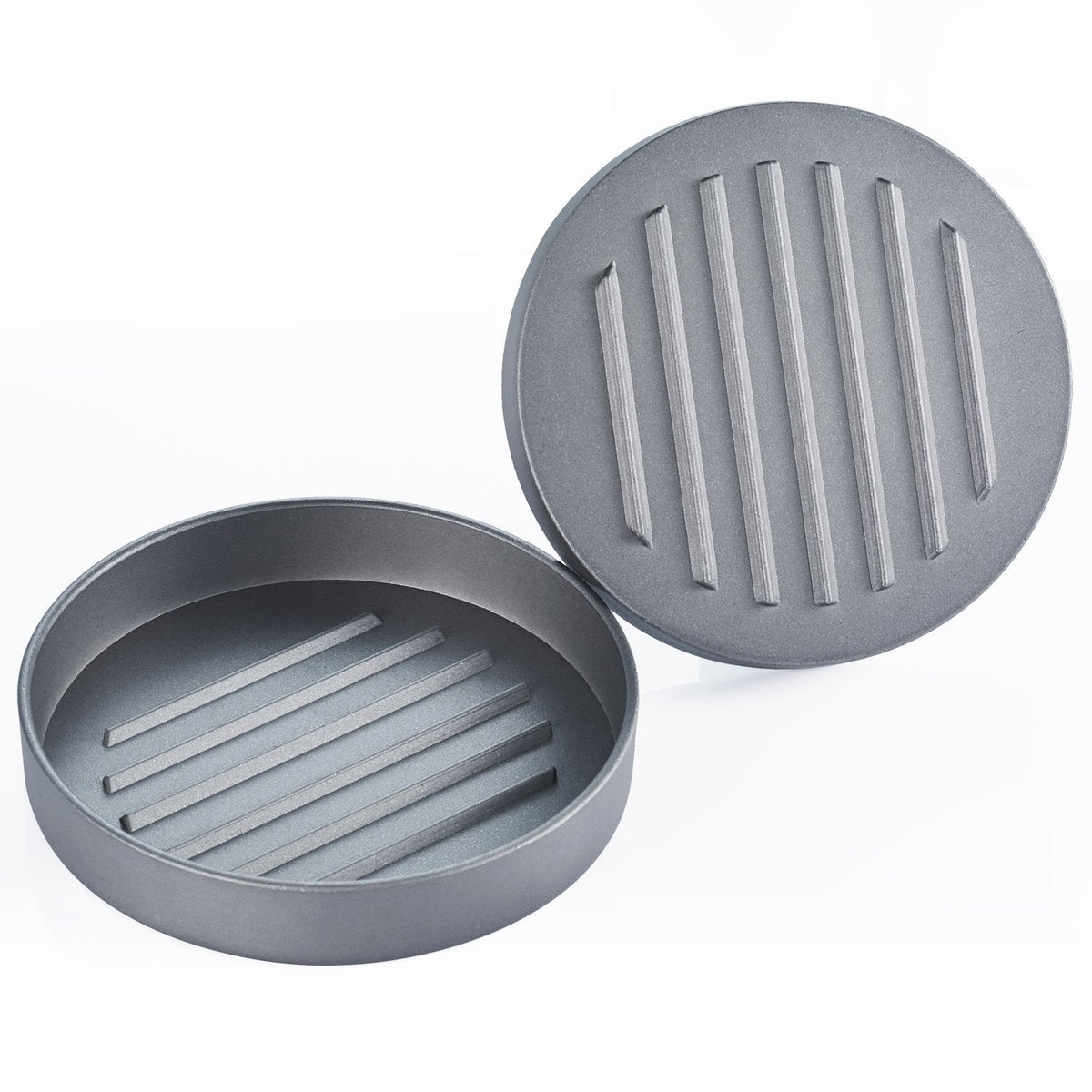 Non-Stick Aluminium Burger Press with 100 Wax Papers