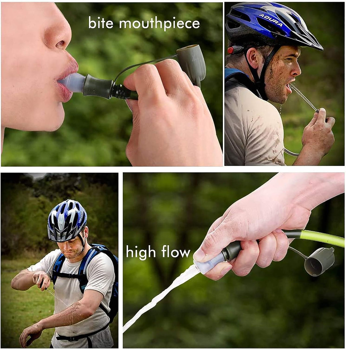 2L Hydration Bladder with Detachable Drinking Hose