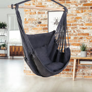 Grey 2-Cushion Hammock Chair – Up to 120 kg