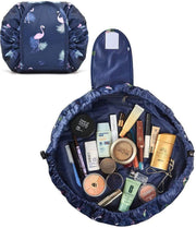 Flamingo Drawstring Makeup & Toiletry Bag