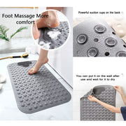 Grey Suction-Cup Bath & Shower Mat – 2 Sizes