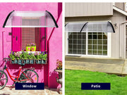 Window Door Awning Outdoor Canopy UV Patio Rain Cover DIY 1M X 1.5M