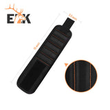 Magnetic Wristband Small Armband Tool Organizer with Heavy Duty Strong Magnets for Holding Screws, Tools, Nails, Drill Bits - Cool and Useful Him, Men, Dads, Husband and Women (Black)