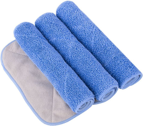 Professional Microfiber Mop, Stainless Steel Handle - Pad Size: 42cm x23cm, 2 Free Microfiber Cloth Refills and 1 Dirt Removal Scrubber included