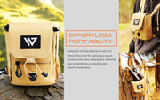 12x Binoculars Kit with Tripod, Phone Adapter & Chest Pack