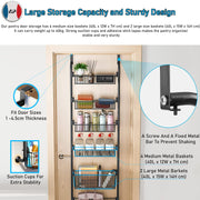 6-Tier Adjustable Over-Door Storage Organiser