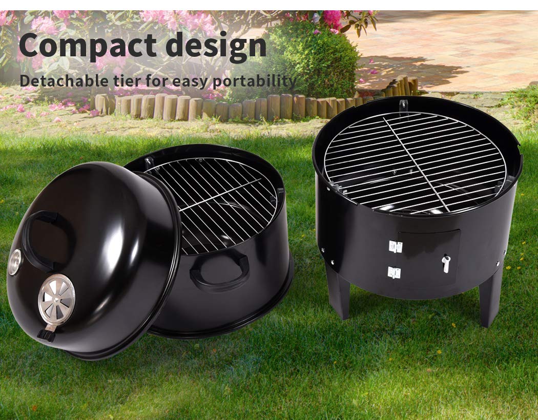 3in1 Charcoal BBQ Grill