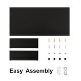 Monitor Stand Wood PC Laptop Computer Screen Riser Desk with Keyboard Storage Space 54 x 25cm