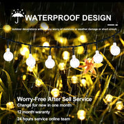 Solar String Lights Outdoor 50LED