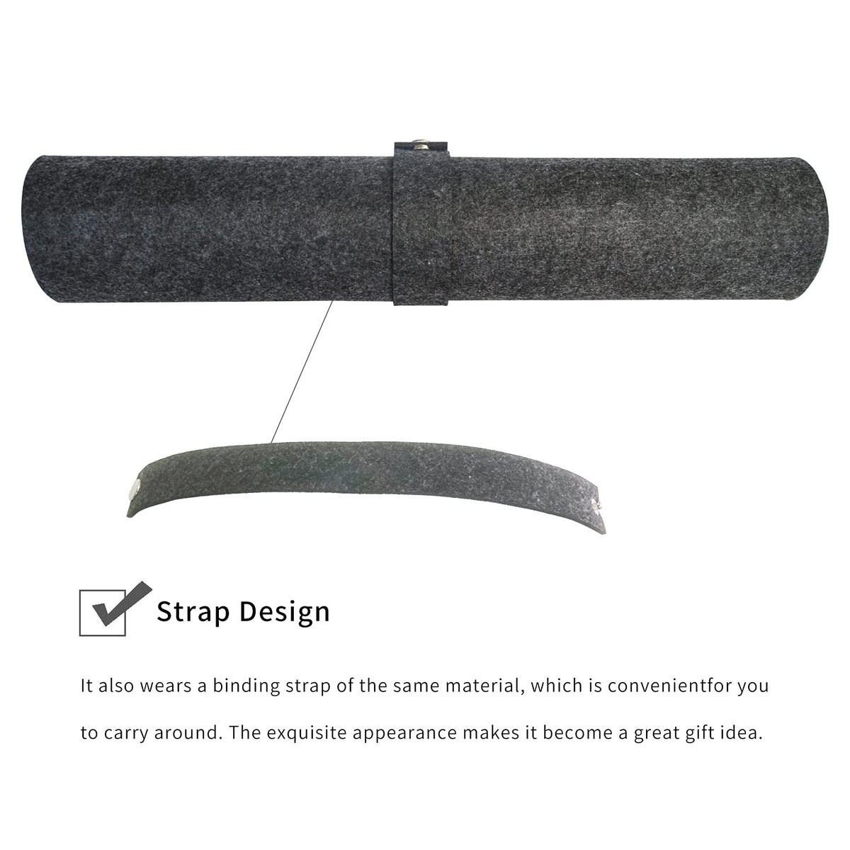 Felt Desk & Mouse Mat – 90 × 40cm or 100 × 40cm
