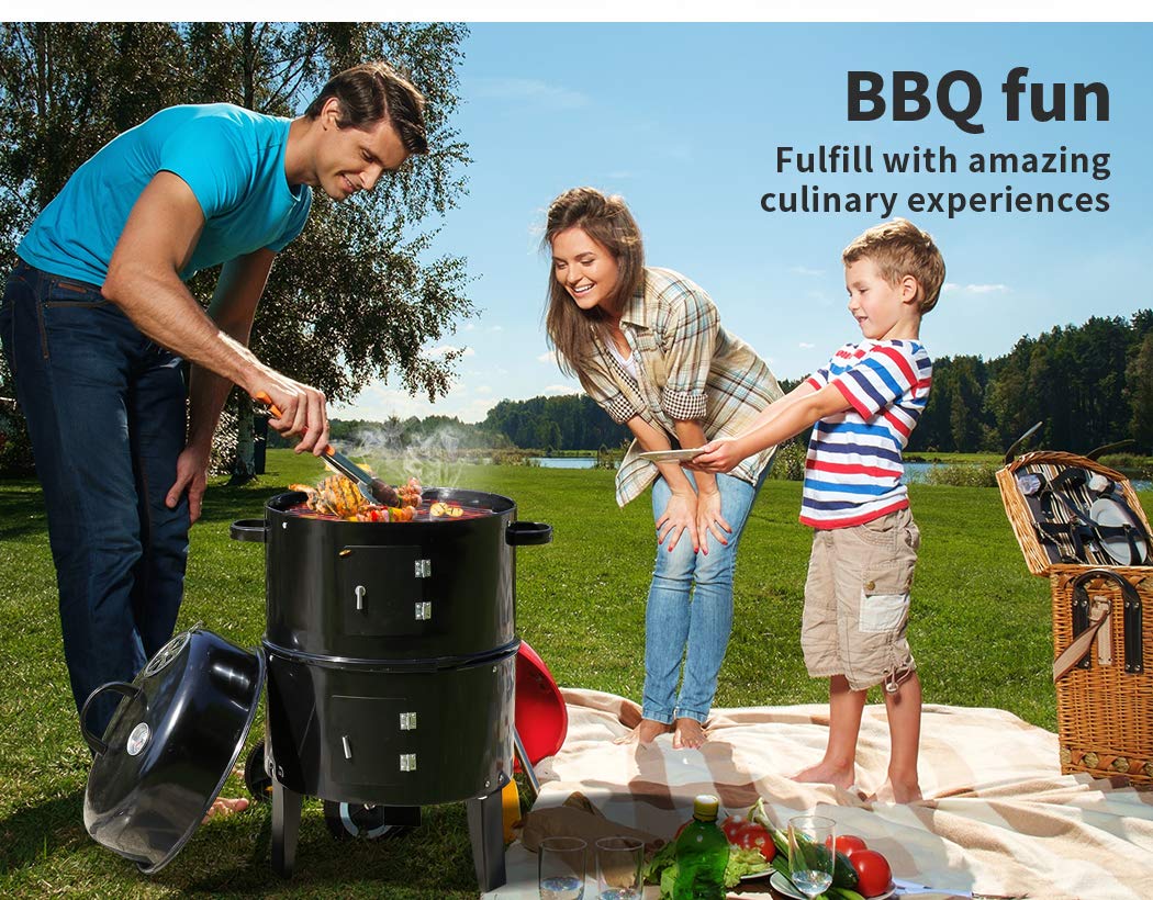 3in1 Charcoal BBQ Grill