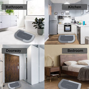 Semicircle Quick-Dry Bathroom Mat – 40 × 60 cm