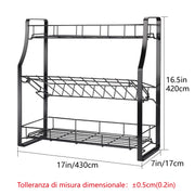 43 cm 3-Tier Countertop Spice & Storage Rack