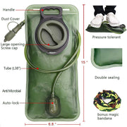 2L Hydration Bladder with Detachable Drinking Hose