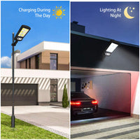 2-Pack 120-LED Solar Security Lights with Remote