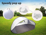 4-Person Pop-Up Beach & Camping Shelter with Carry Bag