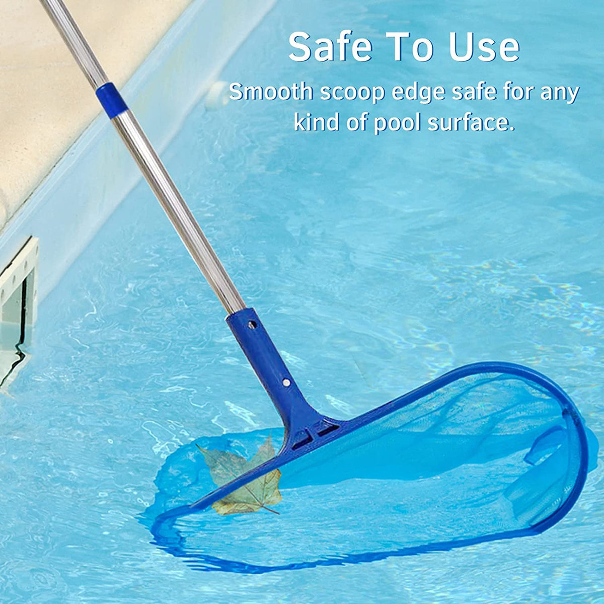Deep-Bag Pool Skimmer Net with Fine Mesh