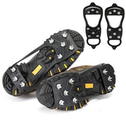 8-Spike Stainless Steel Ice Traction Cleats for Boots